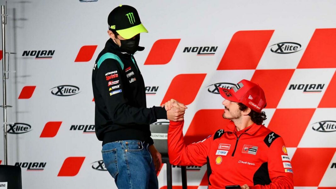 Valentino Rossi, Pecco Bagnaia