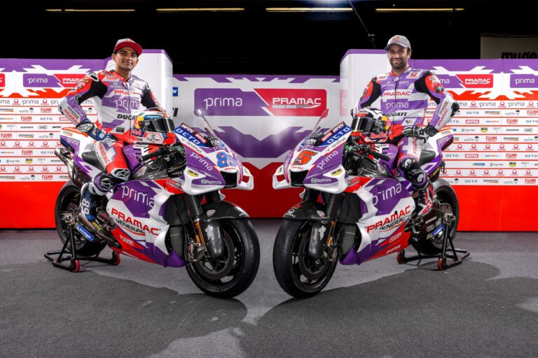 Lilába öltözik a Pramac Ducati