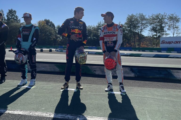 Marc Márquez egy csapatban gokartozott Max Verstappennel, többször ütközött a versenyen (videók)