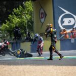 MotoGP, Luca Marini, VR46, Álex Márquez, Gresini, baleset, Francia Nagydíj2 023, futam