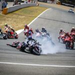 MotoGP, Miguel Oliveira, RNF, Fabio Quartararo, Yamaha, Spanyol Nagydíj 2023, futam, baleset