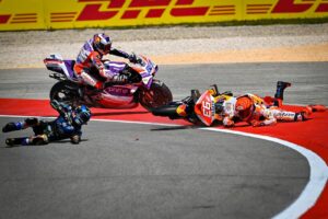 MotoGP, Marc Márquez, Honda, Miguel Oliveira, RNF, Jorge Martín, Pramac, baleset, Portugál Nagydíj 2023, futam