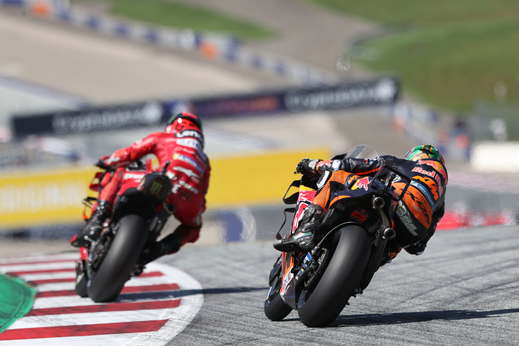 MotoGP, Francesco Bagnaia, Ducati, Brad Binder, KTM, Osztrák Nagydíj 2023, futam