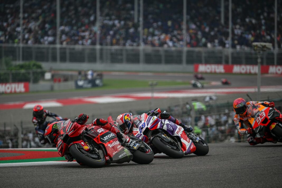 MotoGP, Francesco Bagnaia, Ducati, Jorge Martín, Pramac, Marc Márquez, Honda, Indiai Nagydíj 2023, futam