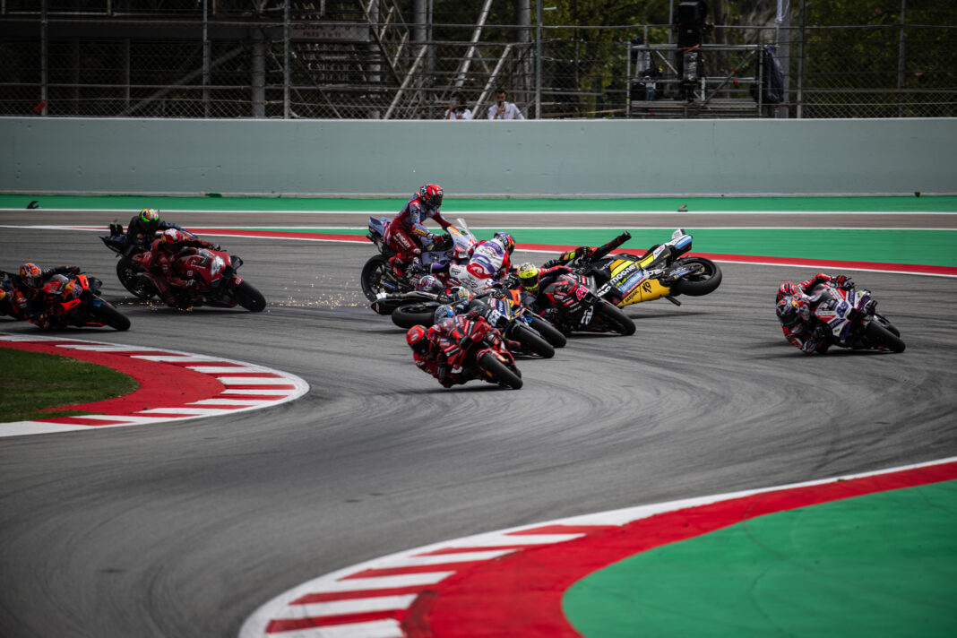 MotoGP, baleset, Katalán Nagydíj 2023, futam