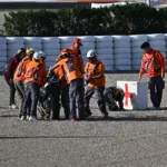 MotoGP, Marco Bezzecchi, VR46, baleset, Valenciai Nagydíj 2023, futam