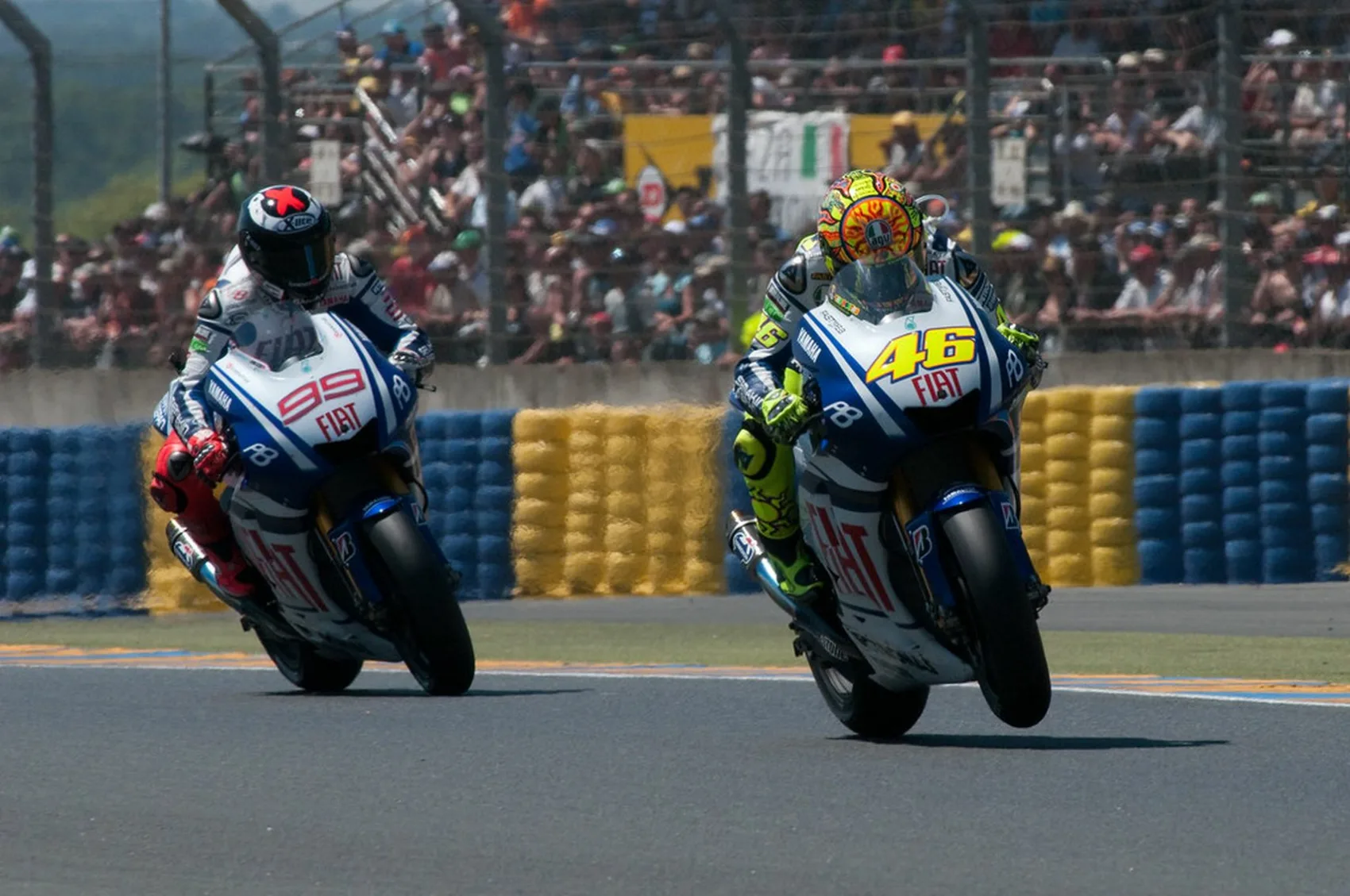 MotoGP, Valentino Rossi, Jorge Lorenzo, Yamaha, Francia Nagydíj 2010