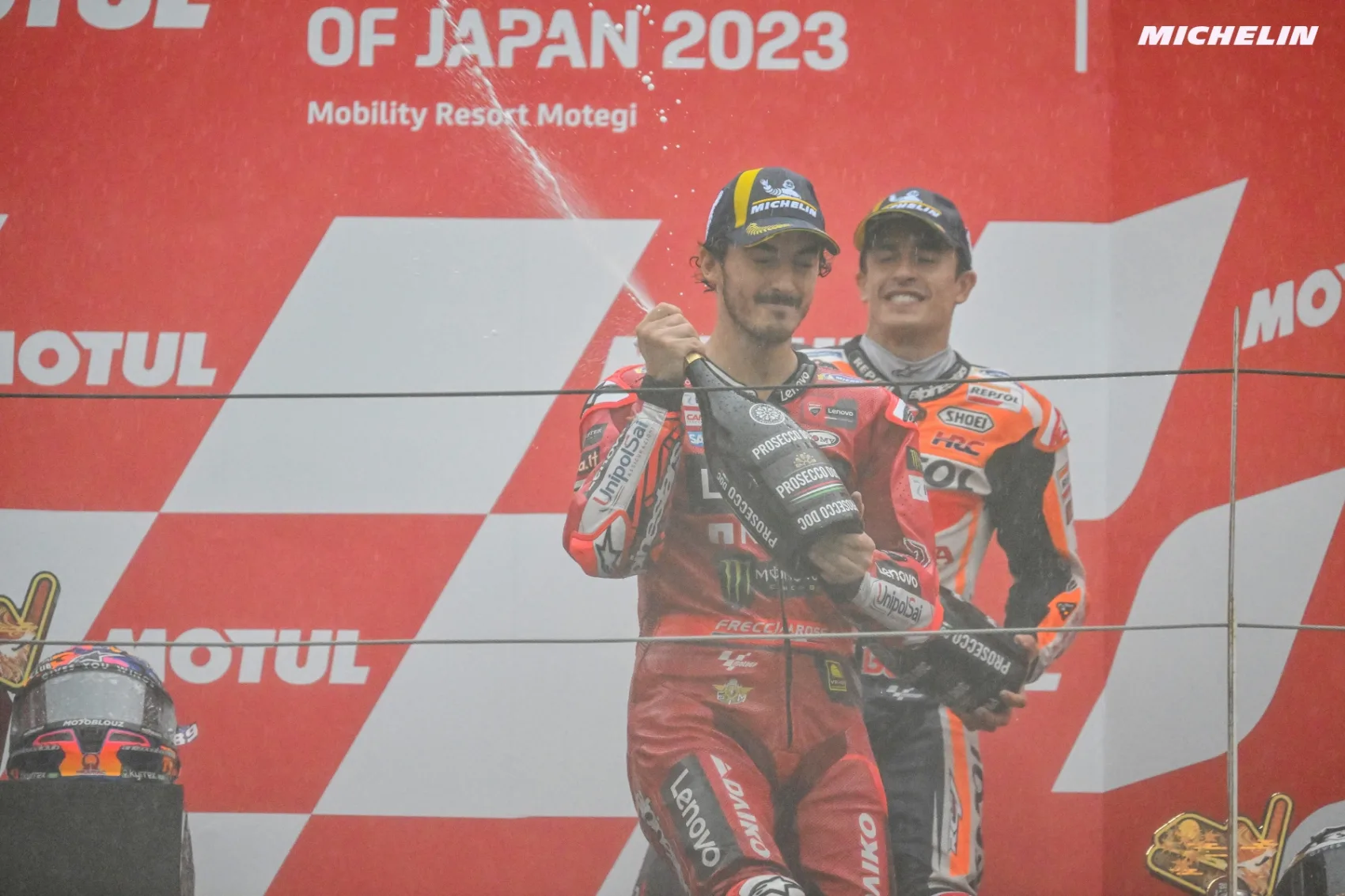 MotoGP, Francesco Bagnaia, Marc Márquez, Japán Nagydíj 2023, futam, dobogó