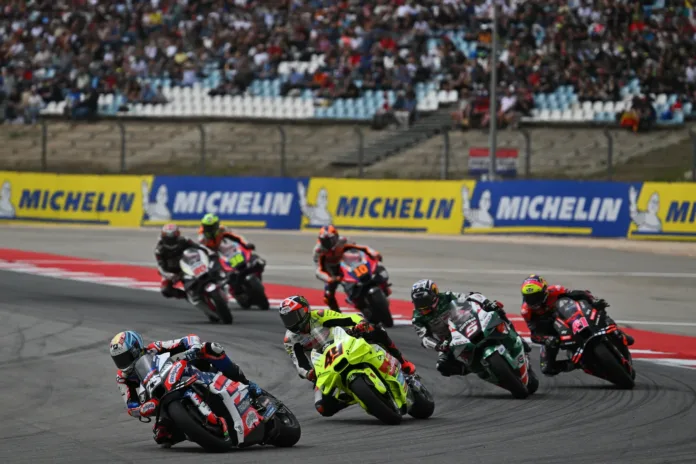 MotoGP, Raúl Fernández, Trackhouse, Fabio Di Giannantonio, VR46, Johann Zarco, LCR, Aleix Espargaró, Aprilia, Portugál Nagydíj 2024, futam