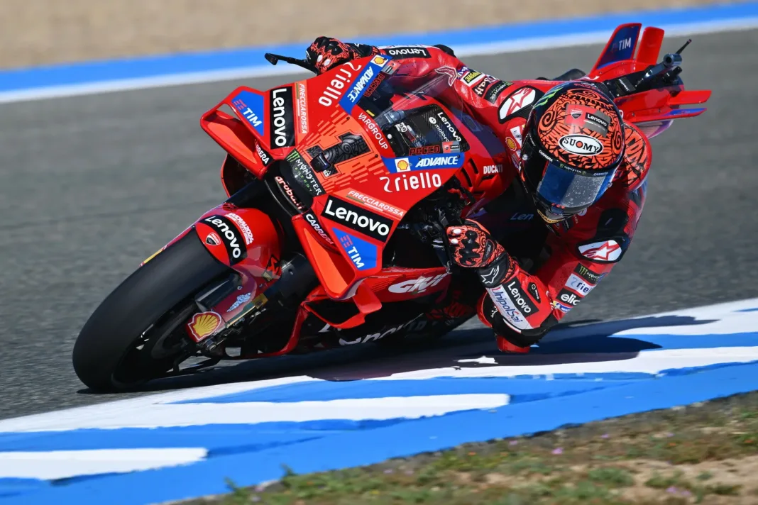 MotoGP, Francesco Bagnaia, Ducati, Spanyol Nagydíj 2024, péntek