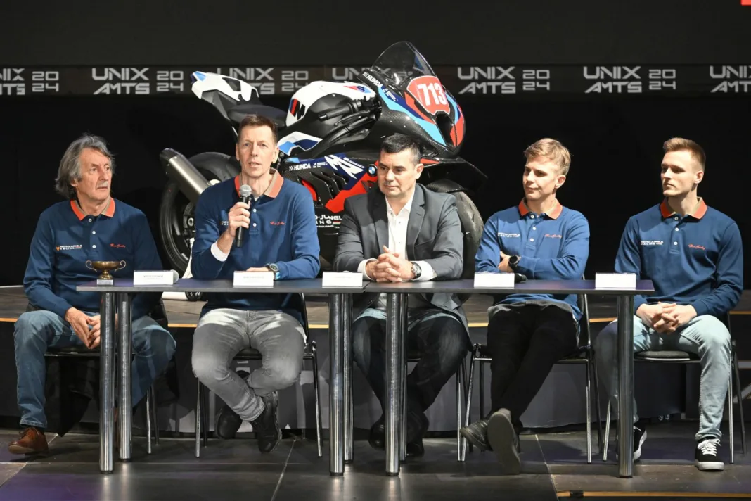 Kovács Sándor; Sebestyén Péter; Horváth László; Szabó Henrik; Molnár Gergő, Moto Jungle Racing, 2024, Sajtótájékoztató