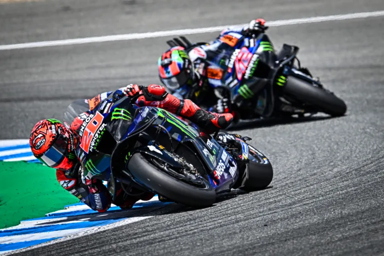 Quartararo teste megint nem bírta a jerezi pályát, a végén már fékezni sem tudott