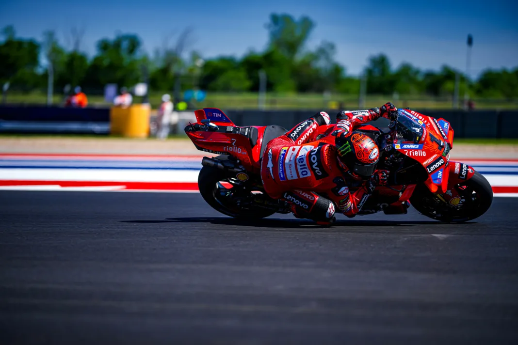 MotoGP, Francesco Bagnaia, Ducati, Amerikai Nagydíj 2024, péntek