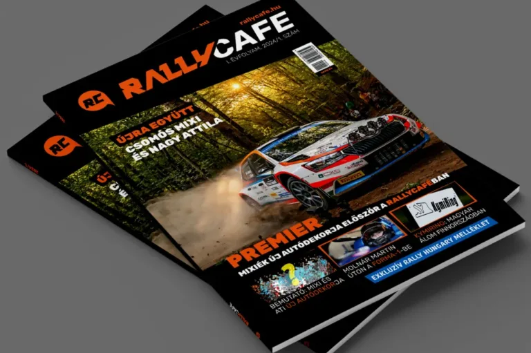 Visszatér a nyomtatott Rallycafe magazin, a hétvégétől országszerte kapható lesz