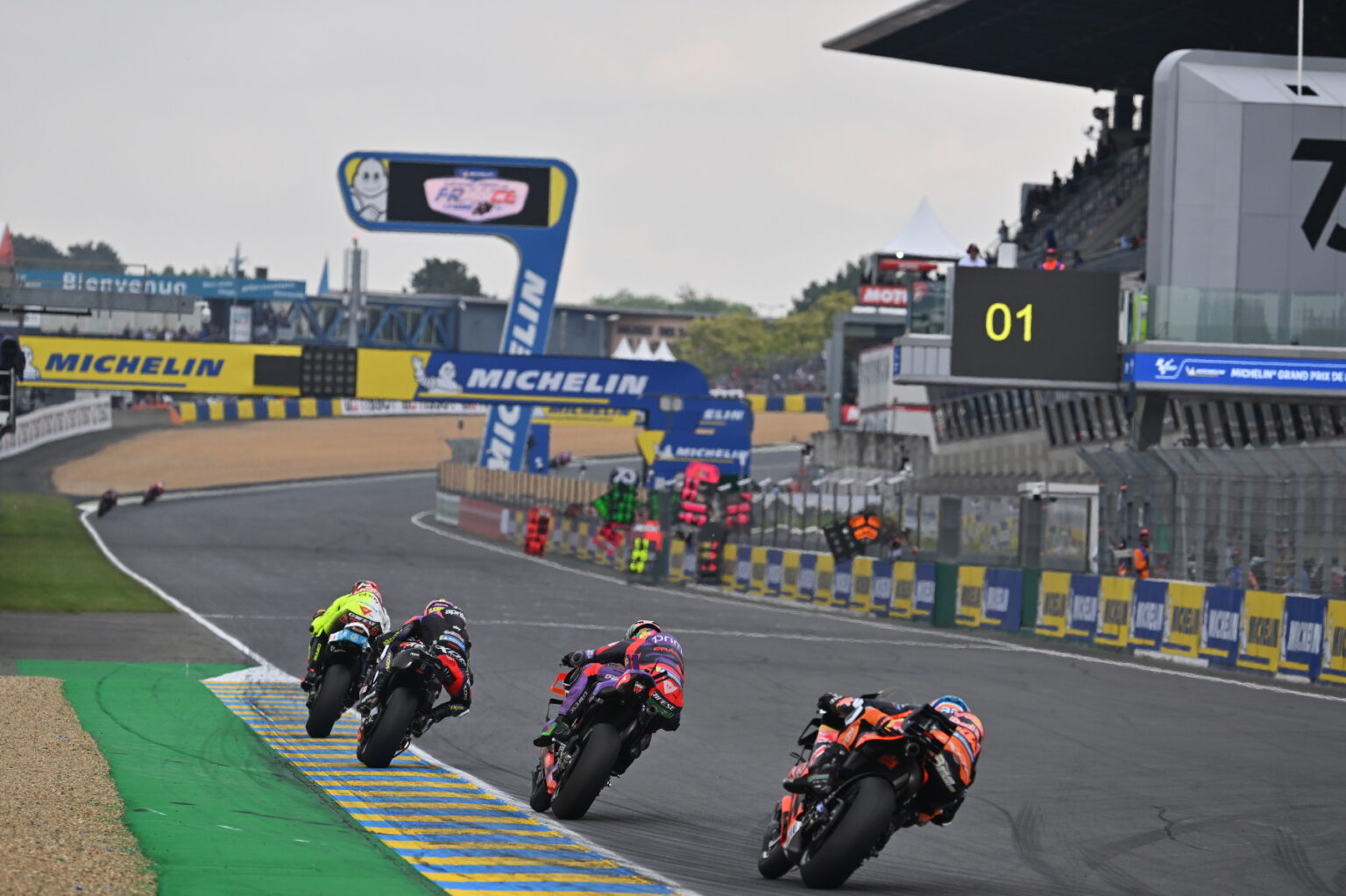 MotoGP, Fabio Di Giannantonio, VR46, Aleix Espargaró, Aprilia, Franco Morbidelli, Pramac, Brad Binder, KTM, Francia Nagydíj 2024, futam