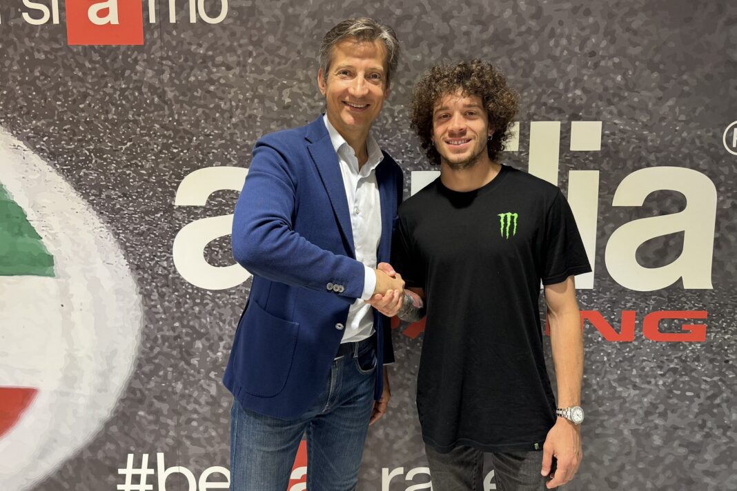 Marco Bezzecchi, 2024, Aprilia. Massimo Rivola