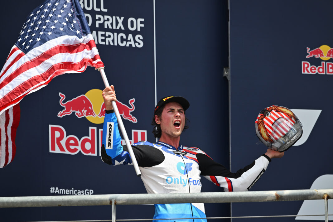Moto2, Joe Roberts, Amerikai Nagydíj 2024, futam, dobogó