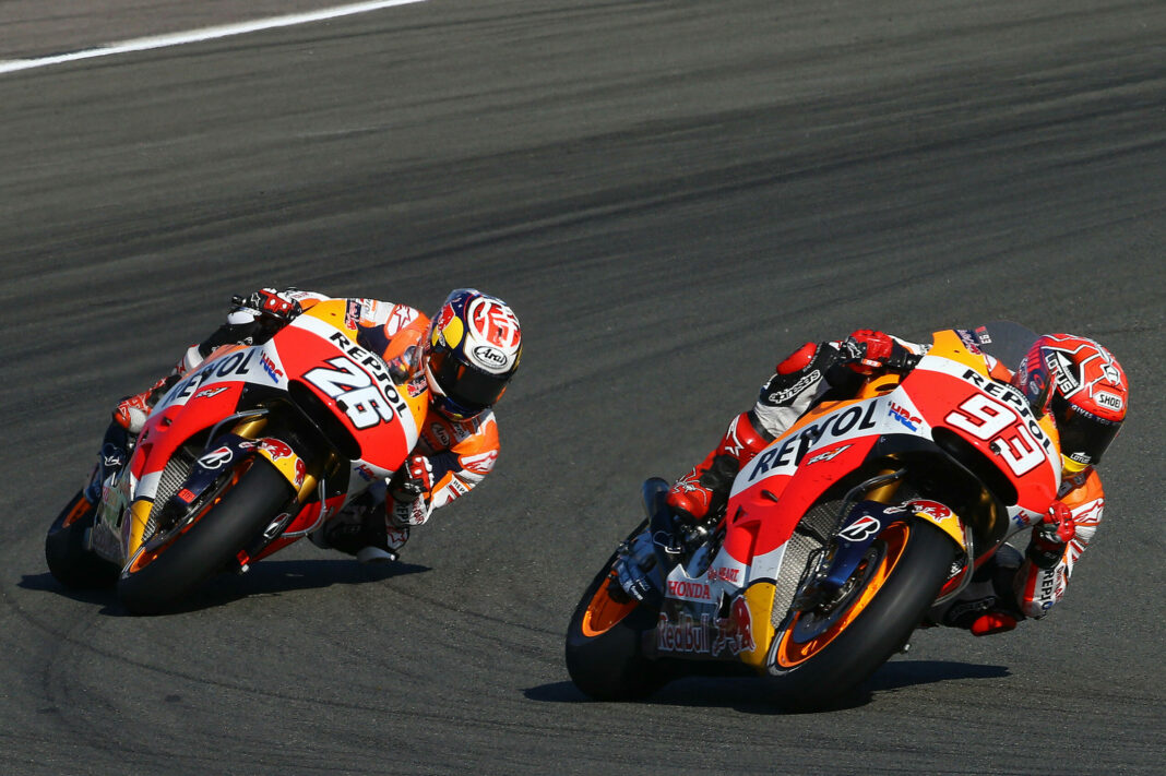 MotoGP, Marc Márquez, Dani Pedrosa, Honda, Valenciai Nagydíj 2015, futam