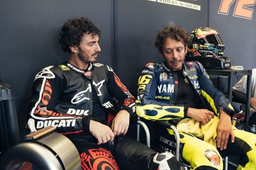 Valentino Rossi, Francesco Bagnaia, Misano, 2024 , teszt