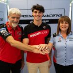 Fermín Aldeguer, Nadia Padovani, Gigi Dall'Igna, 2024, Ducati