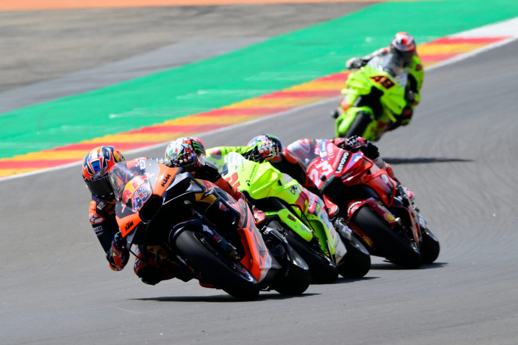 MotoGP, Jack Miller, KTM, Marco Bezzecchi, VR46, Enea Bastianini, Ducati, Fabio Di Giannantonio, VR46, Aragóniai Nagydíj 2024, vasárnap