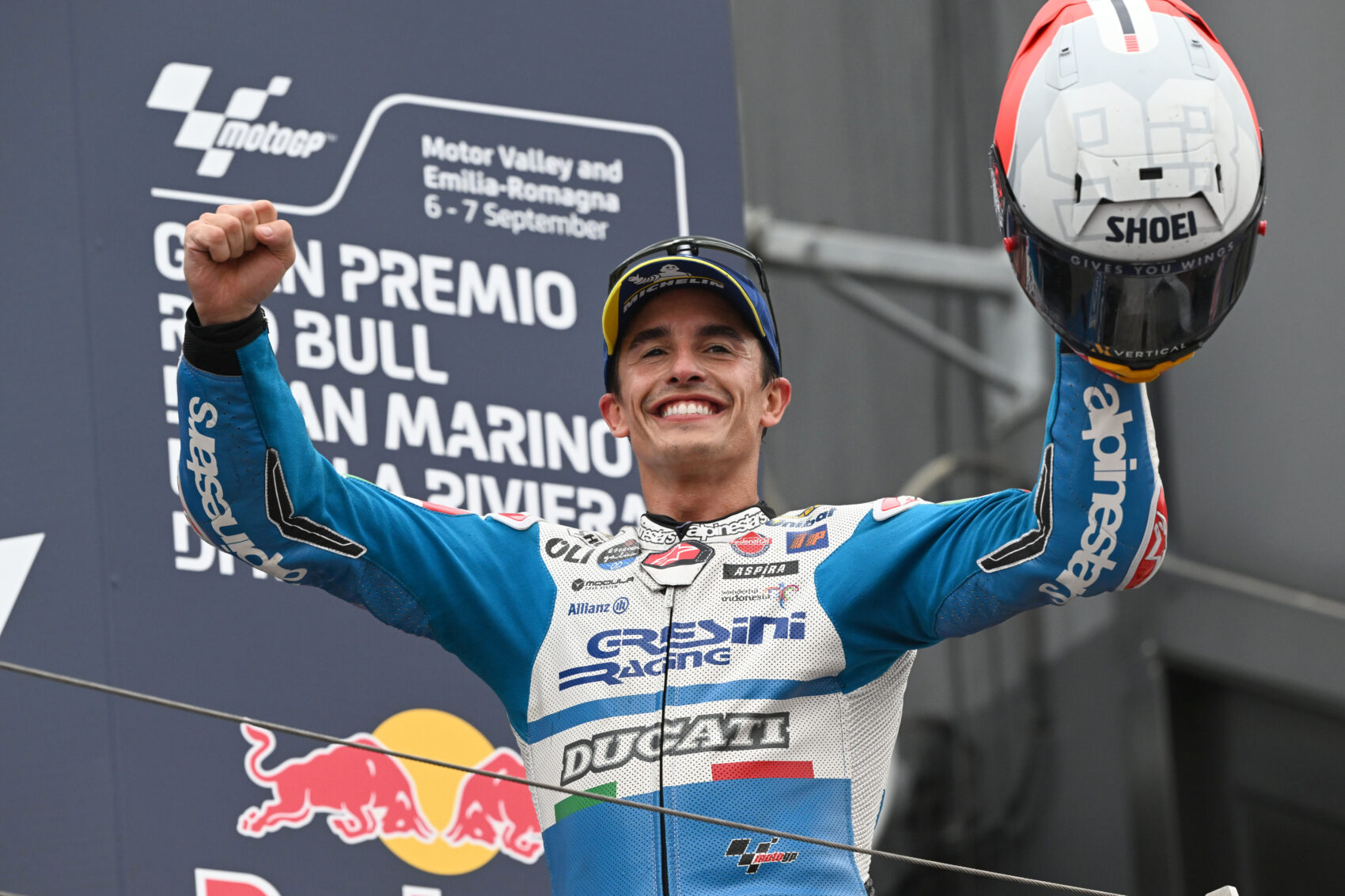 MotoGP, Marc Márquez, dobogó, San Marinó-i Nagydíj 2024, vasárnap