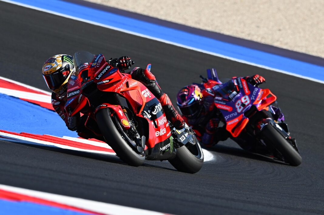 Francesco Bagnaia, Jorge Martín, Emilia-Romagnai Nagydíj, főfutam, Misano, 2024, Ducati