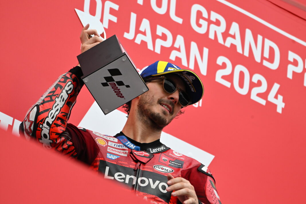 MotoGP, Francesco Bagnaia, dobogó, Japán Nagydíj 2024, vasárnap