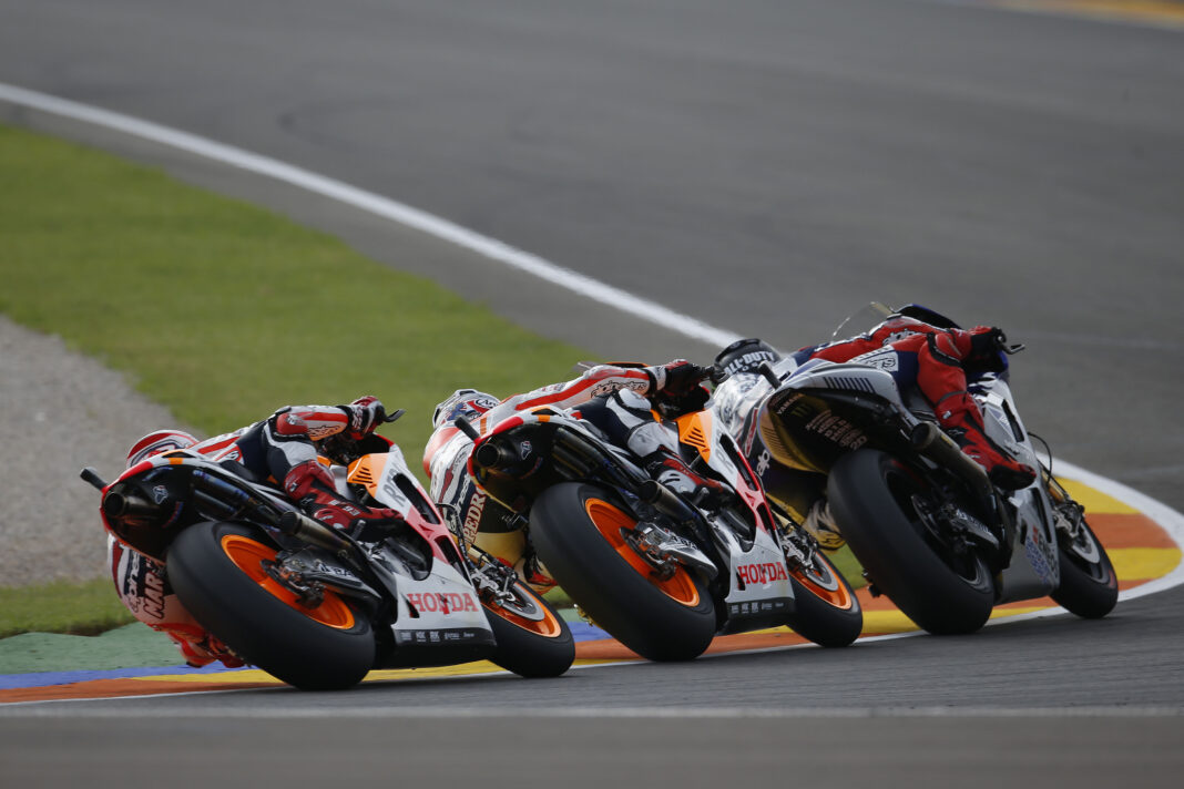 MotoGP, Jorge Lorenzo, Yamaha, Dani Pedrosa, Marc Márquez Honda, Valenciai Nagydíj 2013, vasárnap