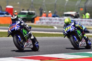 Jorge Lorenzo, Valentino Rossi. 2016, Mugello, Olasz Nagydíj