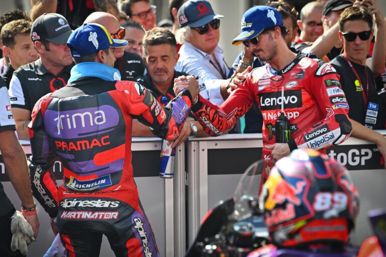 Bagnaia: Nem értem, miért kellene ellenségeknek lennünk Martínnal