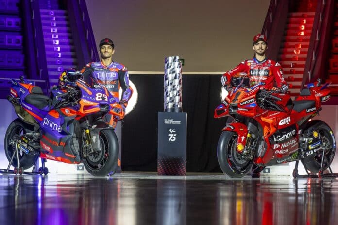 MotoGP, Francesco Bagnaia, Ducati, Jorge Martín, Pramac, Barcelonai Szolidaritás Nagydíj, 2024, szerda, MotoGP trófea