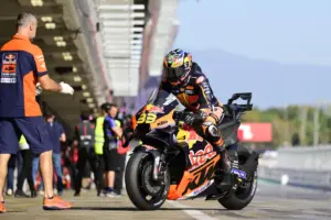 Brad Binder, KTM, Barcelona, teszt, 2024