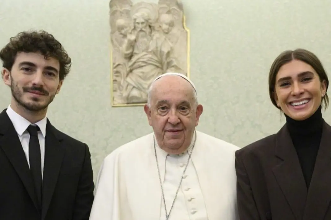 , 2024, Francesco Bagnaia, Ferenc pápa, Domizia Castagnini