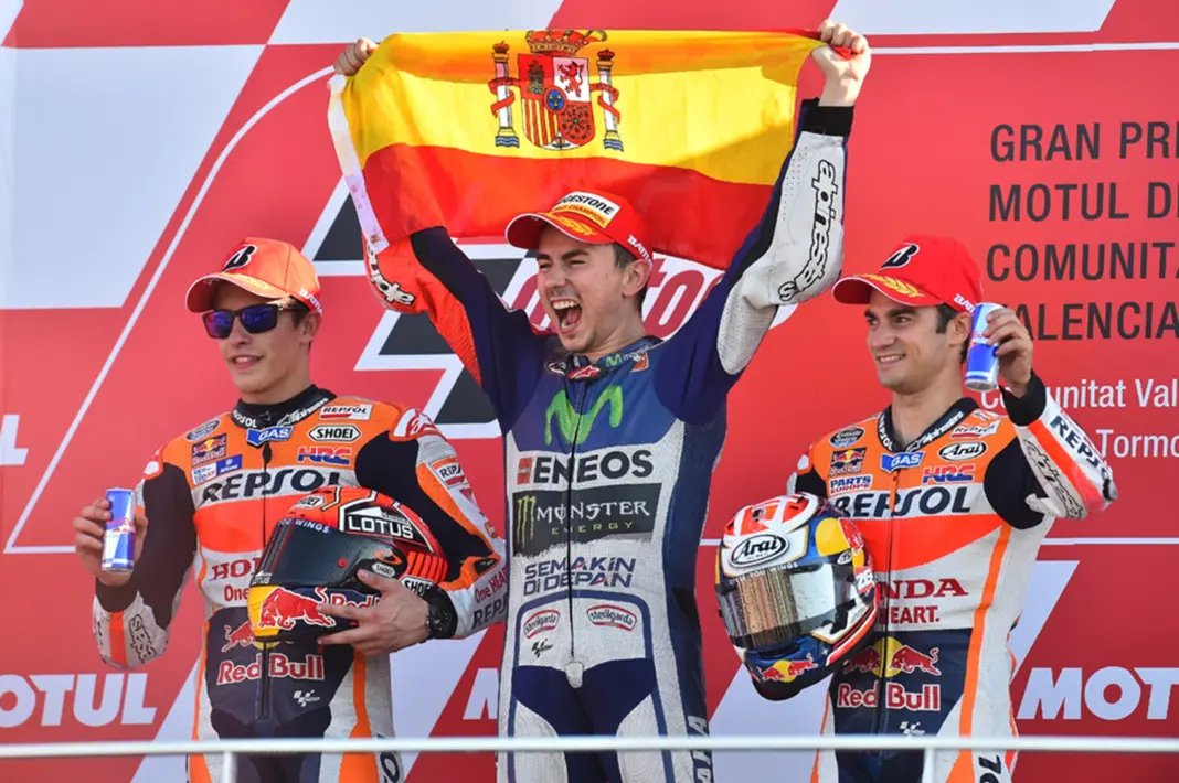 Valencia, 2015, Marc Márquez, Jorge Lorenzo, Dani Pedrosa
