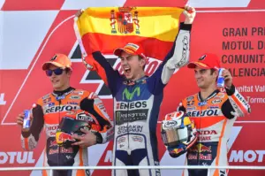 Valencia, 2015, Marc Márquez, Jorge Lorenzo, Dani Pedrosa
