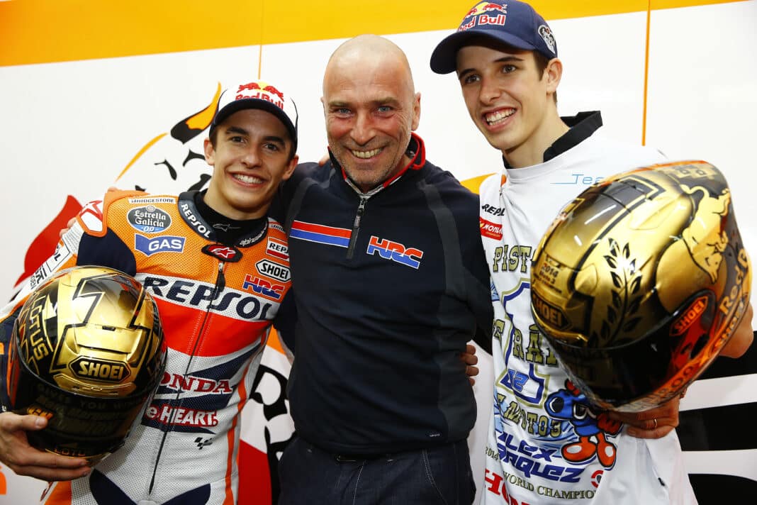 Marc Márquez, Livio Suppo, Álex Márquez, 2014