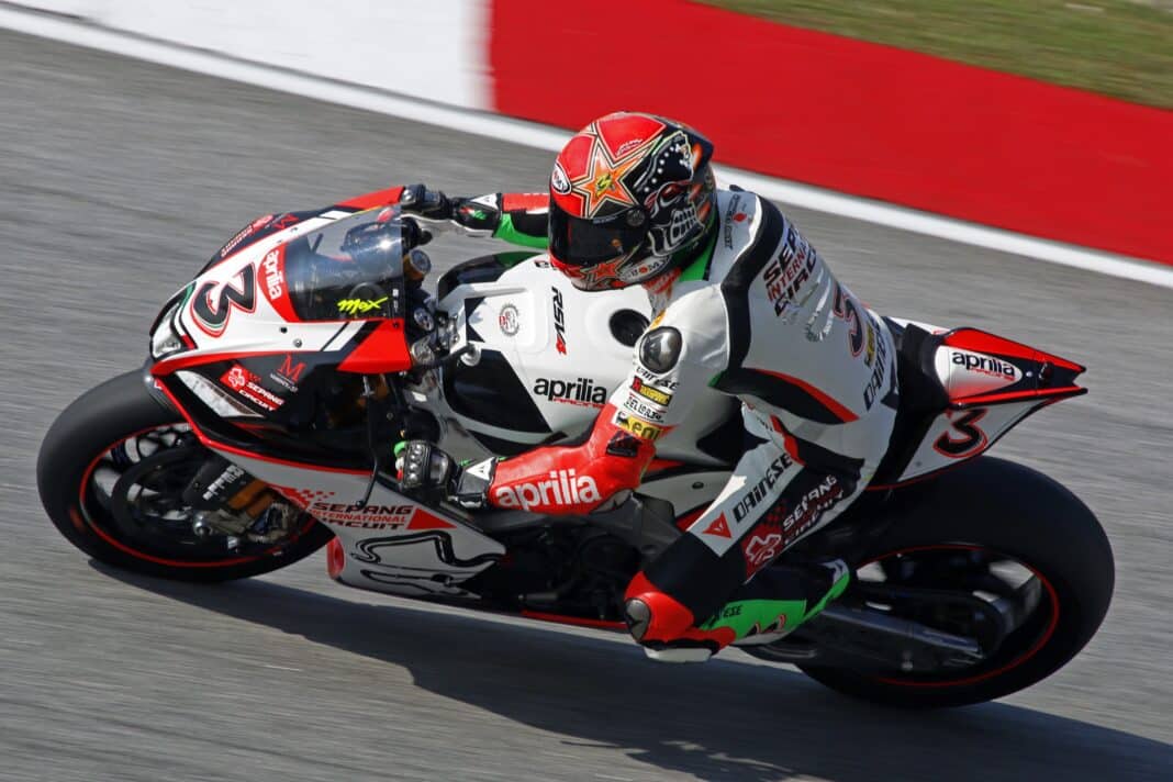 Superbike-vb, Max Biaggi, Aprilia, Sepang 2015, vasárnap