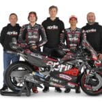 Aprilia,bemutató, 2025 , Fabiano Sterlacchini, Paolo Bonora, Massimo RivolaMarco Bezzecchi, JOrge Martín,
