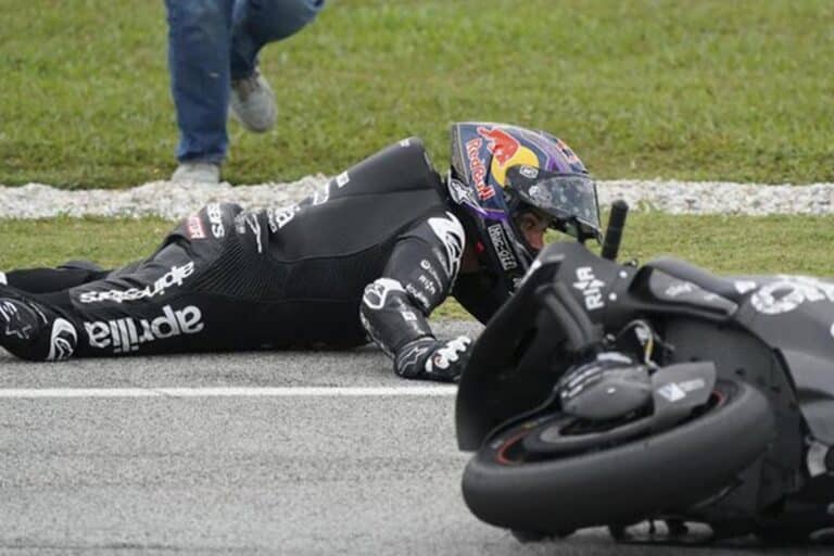 Az Aprilia főnöke kijelentette, Martín baleseténél a motor és a pilóta sem „követett el hibát”