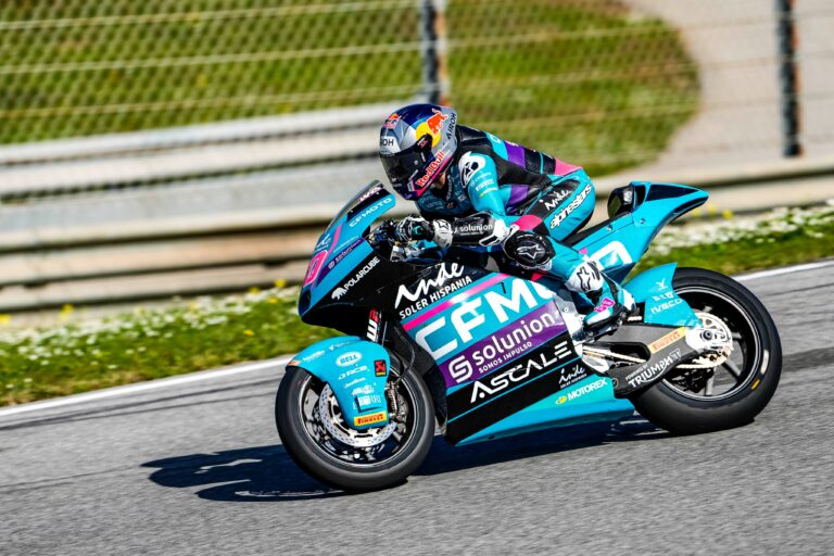 Alonso bukott a Moto2 tesztjén, ahol Canet volt a leggyorsabb, Piqueras vitte a Moto3-at