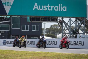 Nicolo Bulega, Toprak Razgatlıoğlu, Andrea Iannone, 2025, Phillip Island