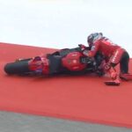Marc Márquez, bukás, Amerikai Nagydíj, 2025, főfutam