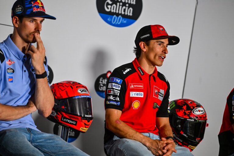 Marc Márquez elárulta, kit tart a „legerősebbnek” Jerezben, aki sok kockázatot vállalt pénteken
