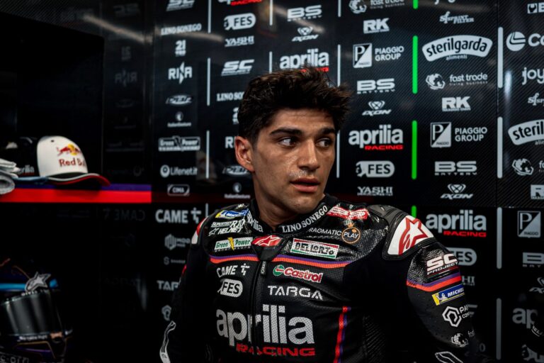 Az Aprilia először próbált tiszta vizet önteni a pohárba a Martín-ügyben 