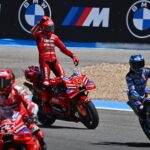 MotoGP, Francesco Bagnaia, Ducati, Marc Márquez, Ducati, Álex Márquez, Gresini, Augusto Fernández, Pramac, Spanyol Nagydíj 2025, szombat