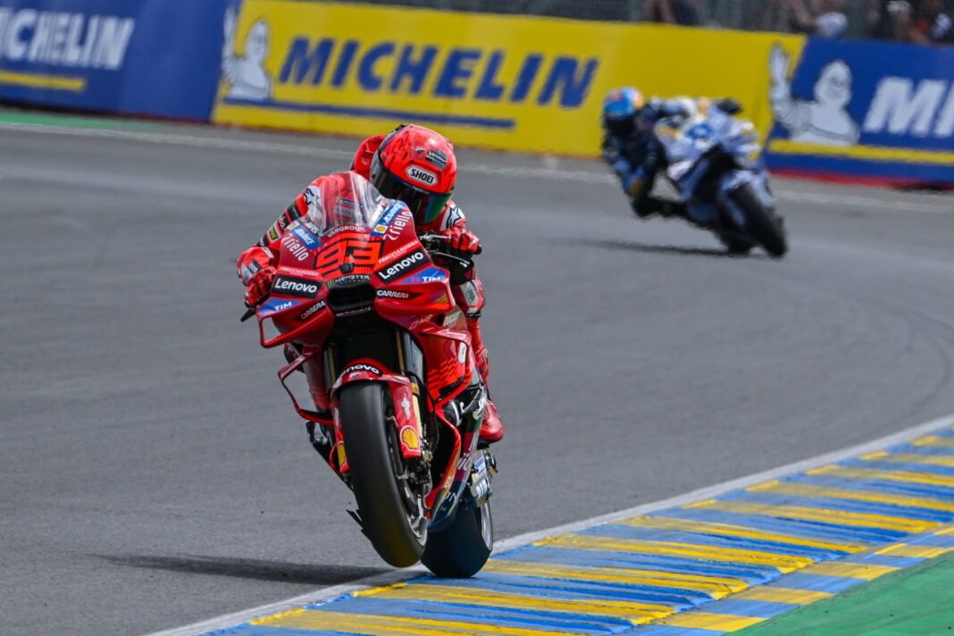 MotoGP, Marc Márquez, Ducati, Álex Márquez, Gresini, Francia Nagydíj 2025, szombat
