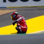Franceso Bagnaia, Ducati, 2025, Le Mans, Francia Nagydíj, sprint, bukás