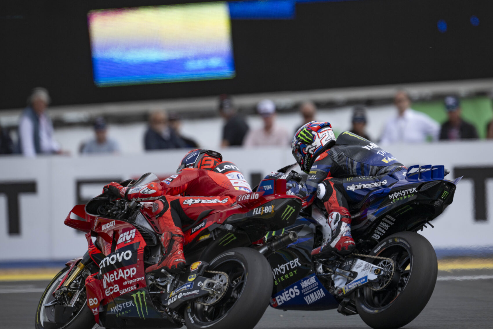 MotoGP, Fabio Quartararo, Yamaha, Marc Márquez, Ducati, Francia Nagydíj 2025, szombat