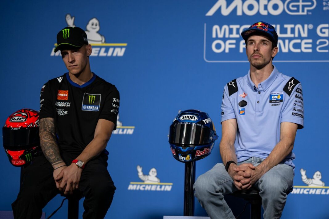 Fabio Quartararo, Álex Márquez, Yamaha, Ducati, Francia Nagydíj, 2025, csütörtök